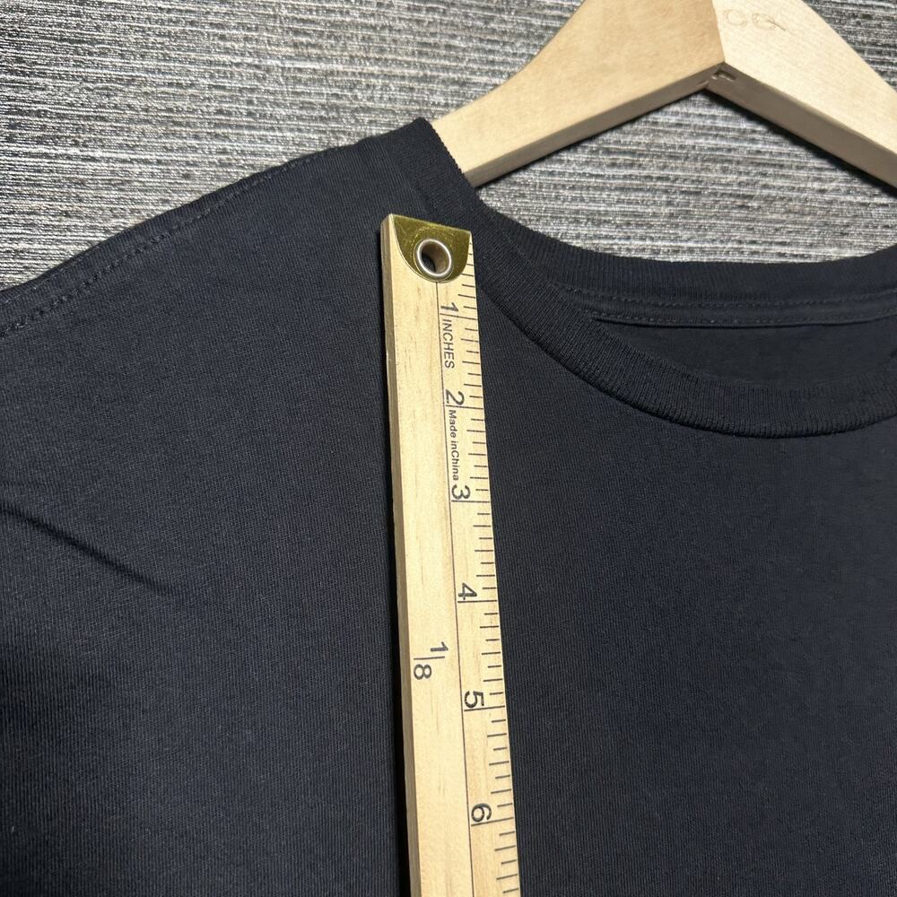 Brixton Shirt Men's XL BLack Short Sleeve Standard Fit Blank Solid Casual - Picture 7 of 12